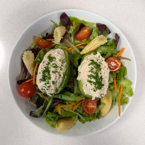 Ensalada palta poulet ciboulette